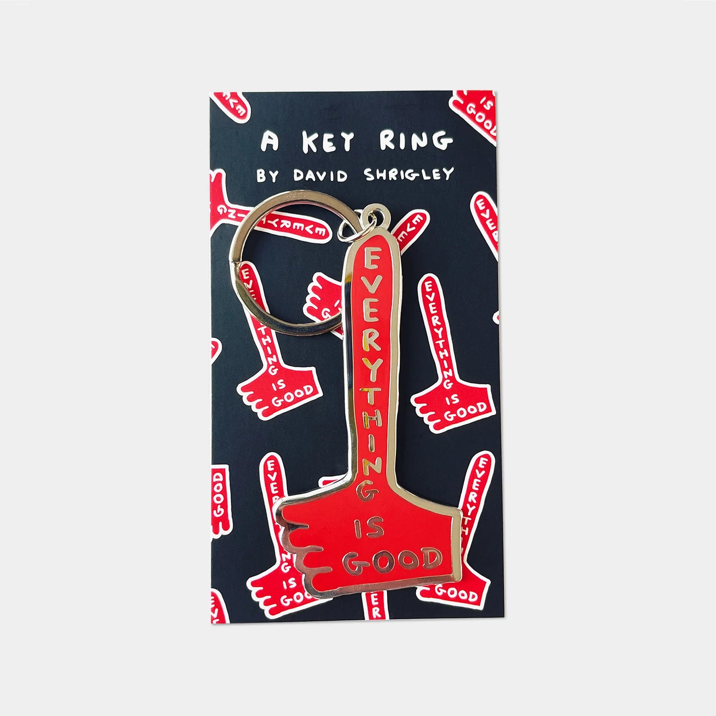 David Shrigley: Everything Is Good Keyring