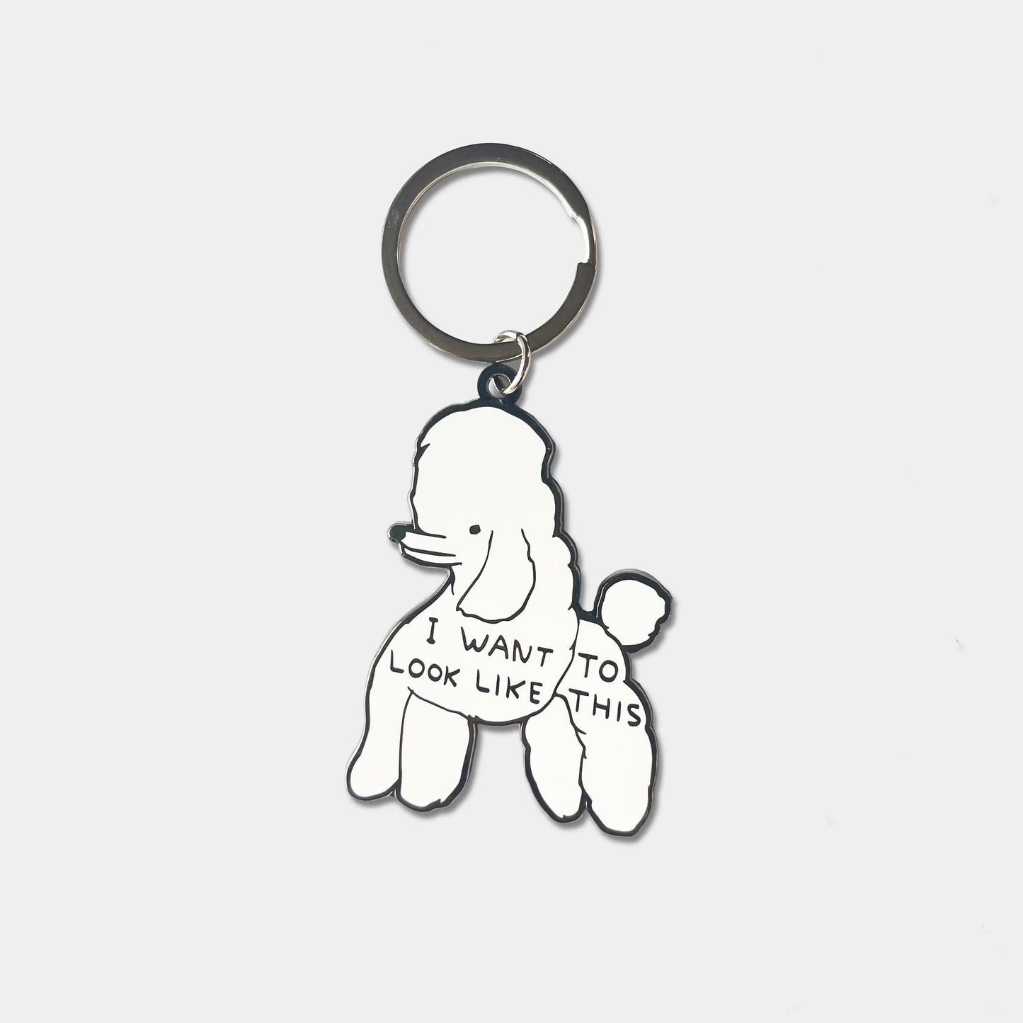 David Shrigley: Poodle Keyring