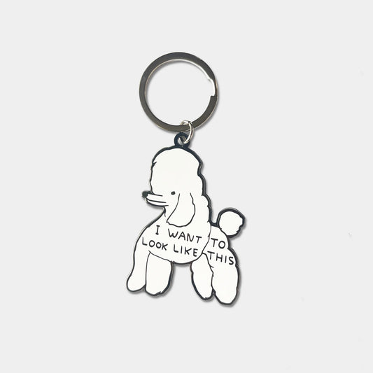 David Shrigley: Poodle Keyring