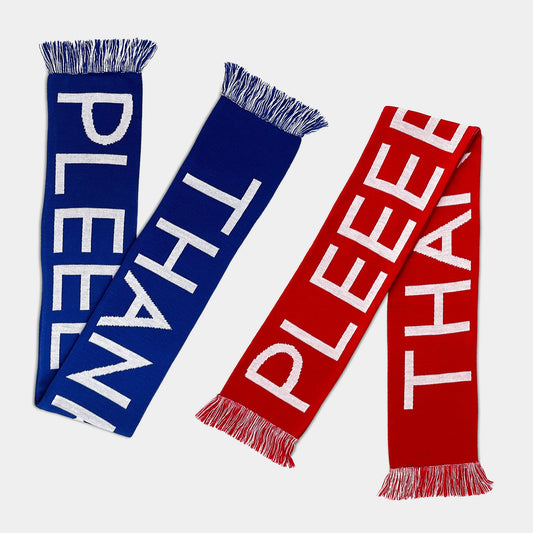 David Shrigley : Please & Thank You Football Scarf