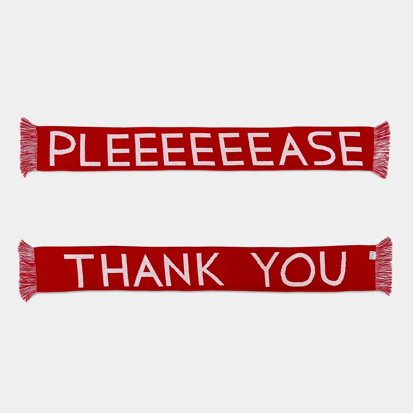 David Shrigley : Please & Thank You Football Scarf