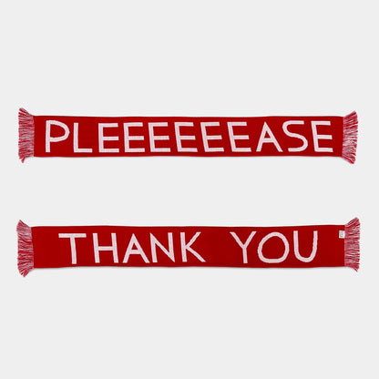 David Shrigley : Please & Thank You Football Scarf