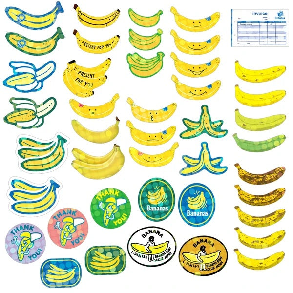 Mini Banana Sticker Box