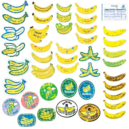 Mini Banana Sticker Box
