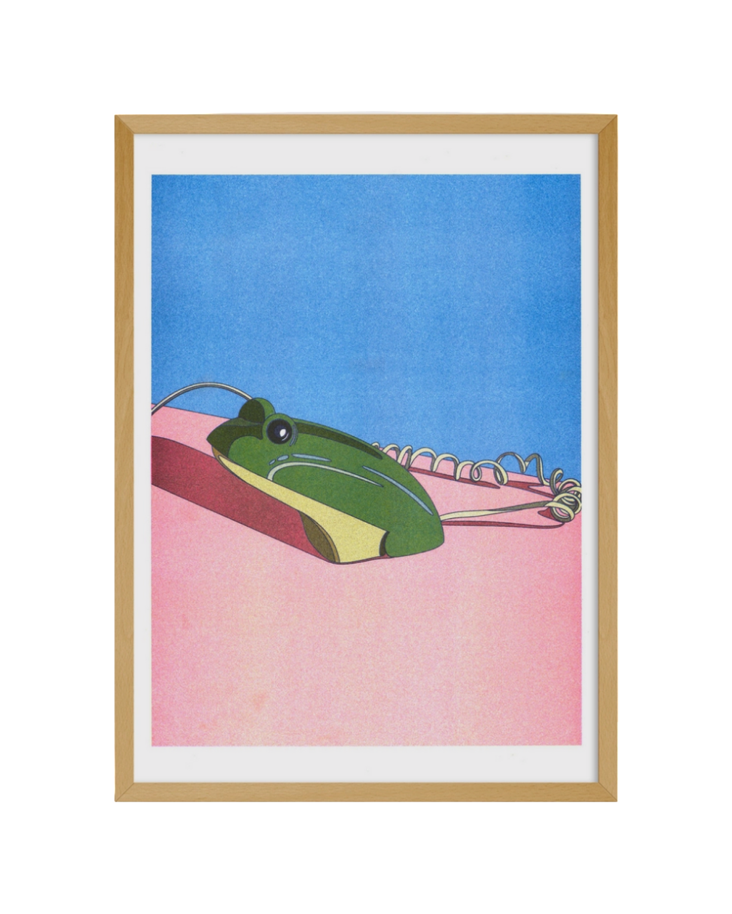 Crusader Frog Phone - Ana Popescu A3 Print