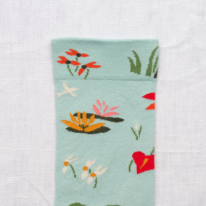 Aqua Seedlings Socks