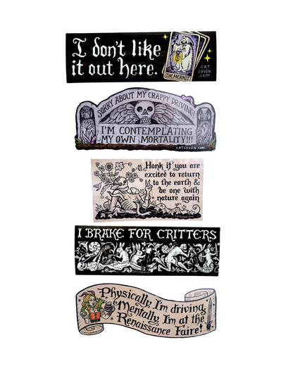 Cat Coven Bumper Stickers