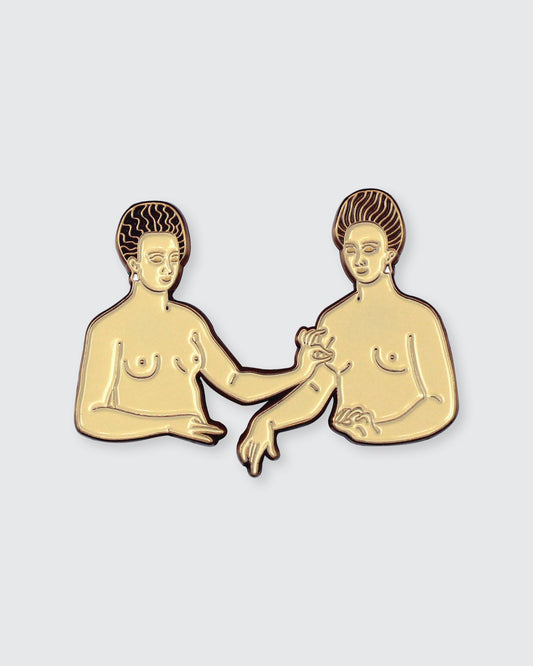 Gabrielle d'Estrées and One of Her Sisters • Enamel Pin