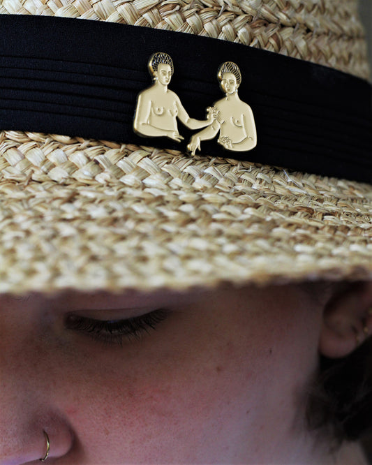 Gabrielle d'Estrées and One of Her Sisters • Enamel Pin