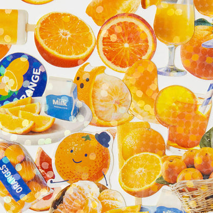 Mini Orange Sticker Box