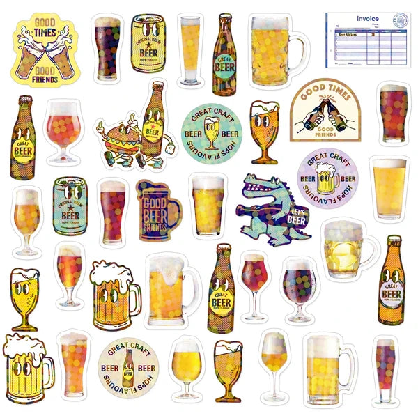 Mini Beer Sticker Box