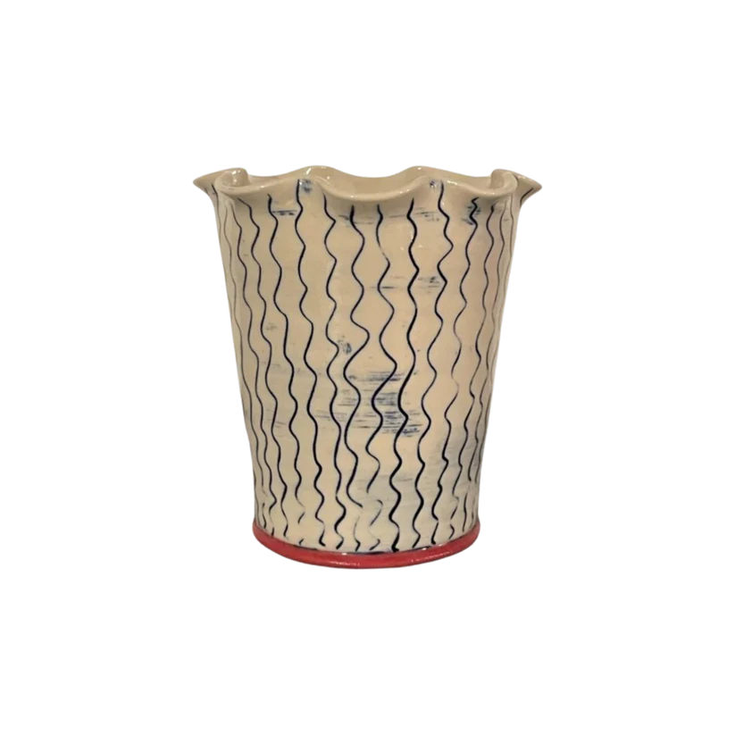 Cobalt Inlay Vase