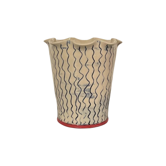 Cobalt Inlay Vase
