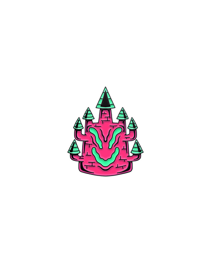 Castle Enamel Pin