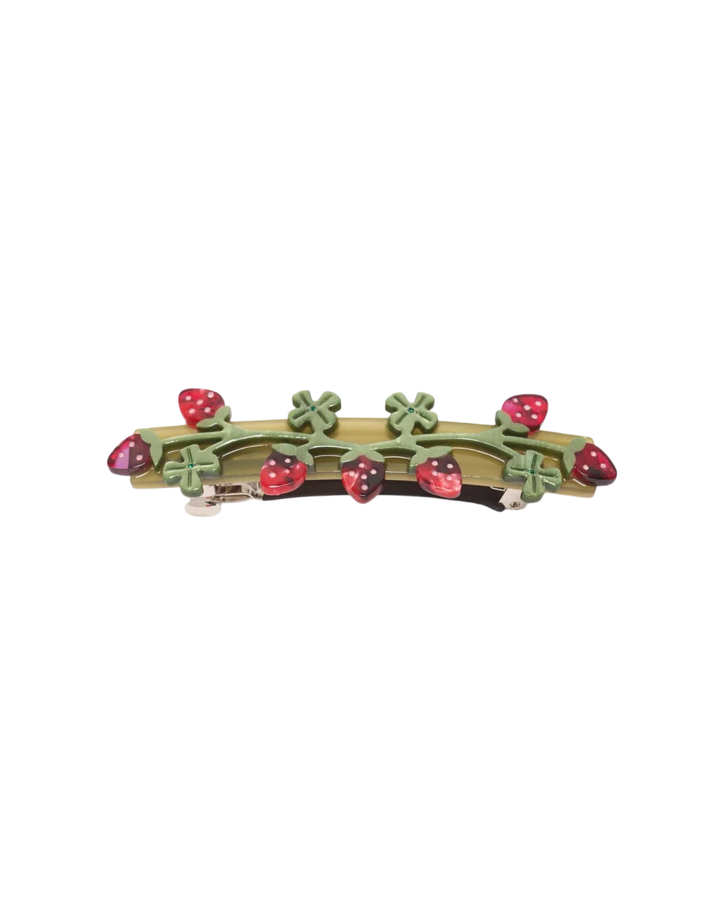 Wild Strawberry French Barrette