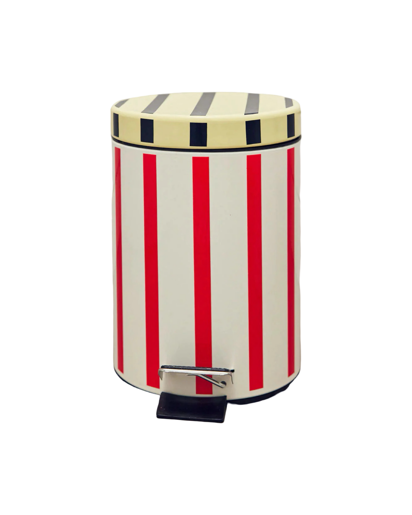Stucco Stripe Pedal Bin