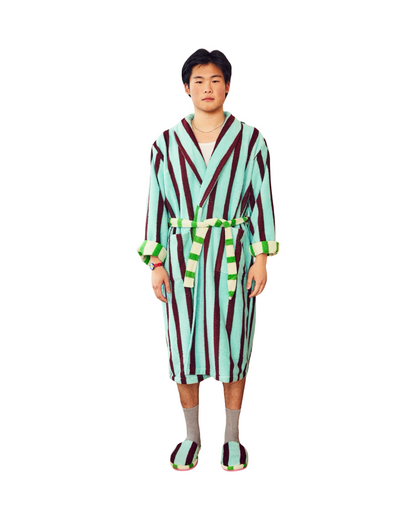 Willow Stripe Bathrobe
