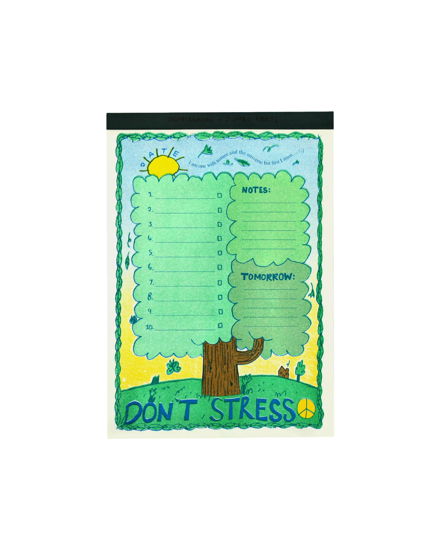 Don't Stress Notepad