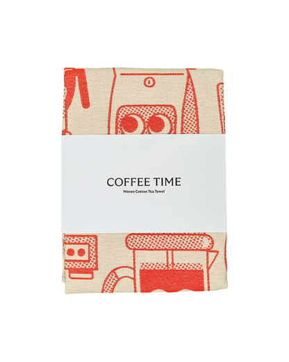 Coffee Time Tea Towel