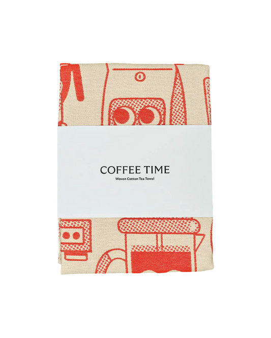 Coffee Time Tea Towel
