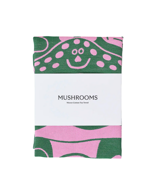 Mushrooms Tea Towel