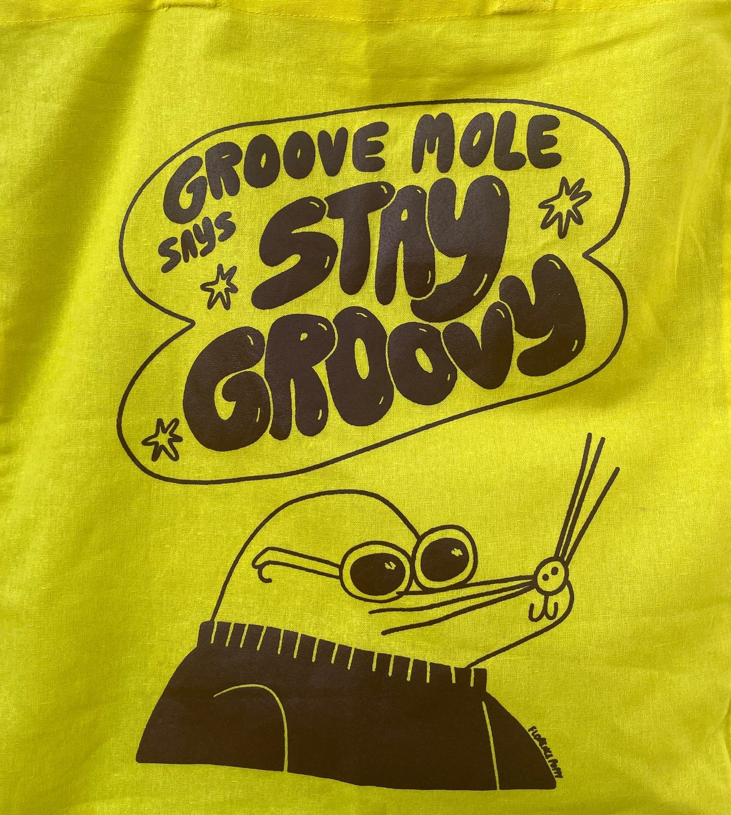 Groovy Mole Tote Bag