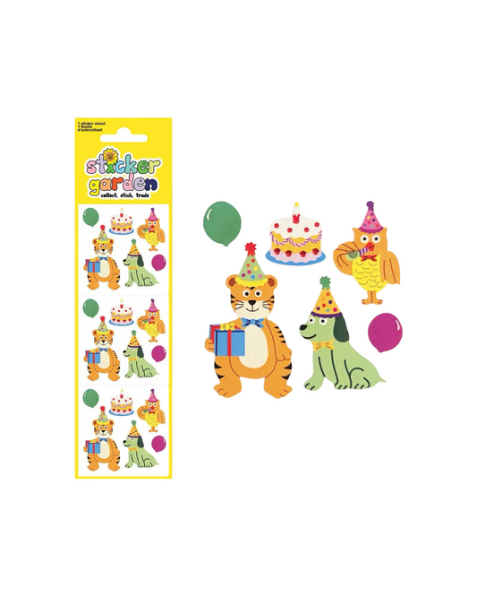 Birthday Animals Sticker Sheet