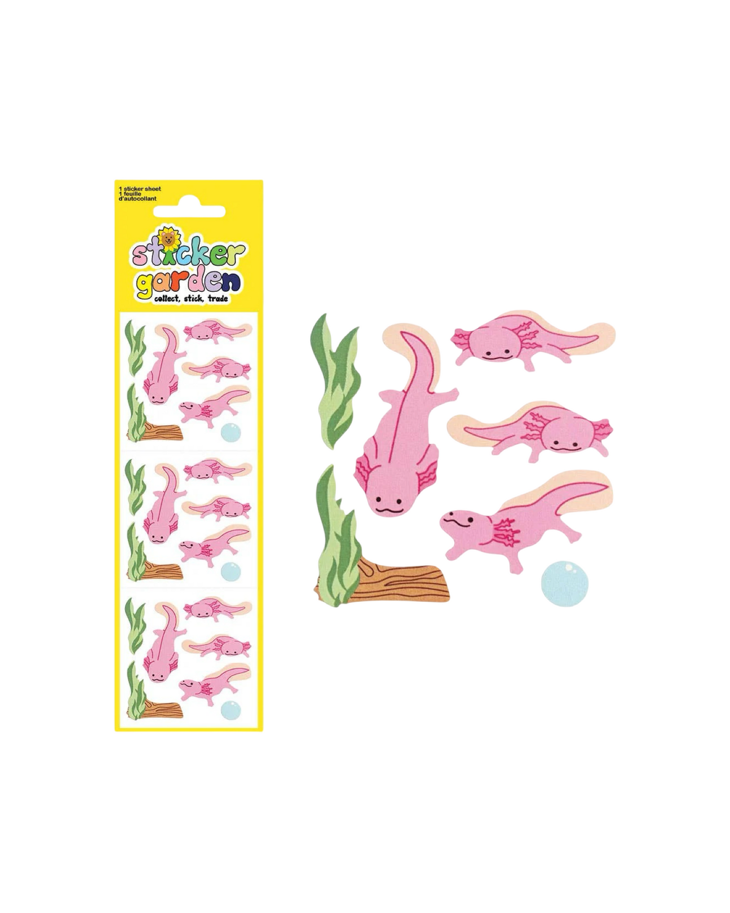 Axolotl Sticker Sheet