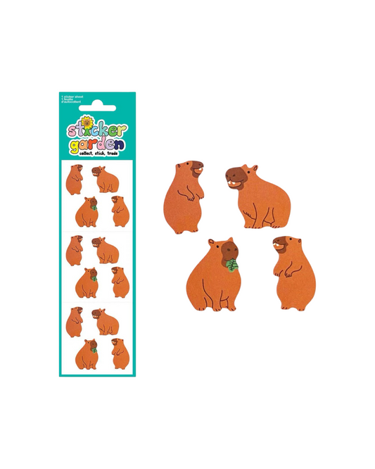 Capybara Sticker Sheet