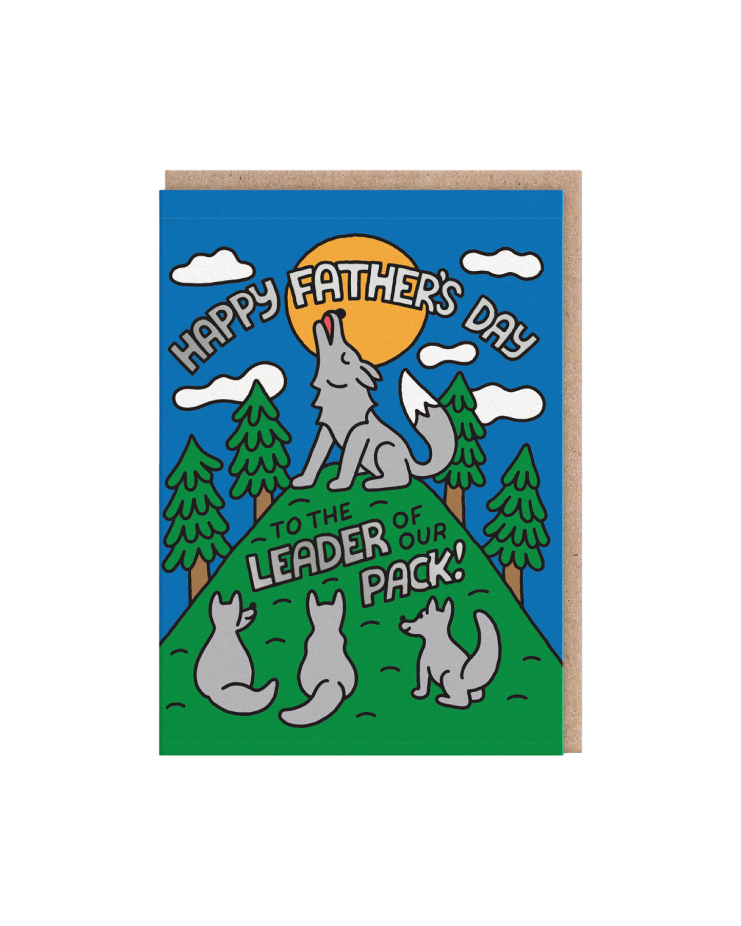 Leader Of The Pack Father's Day Card