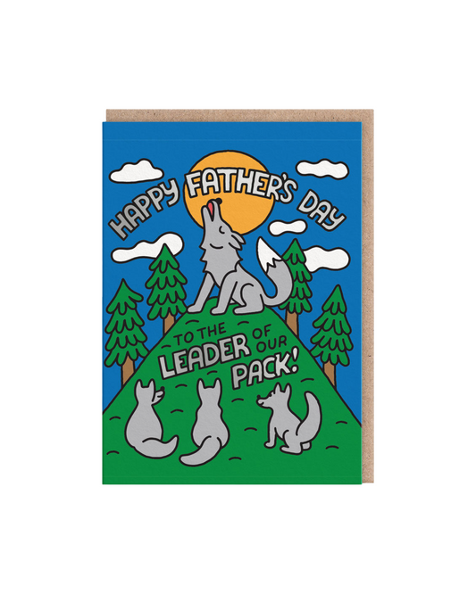 Leader Of The Pack Father's Day Card