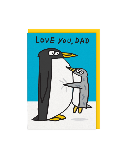 Penguin Father's Day Card