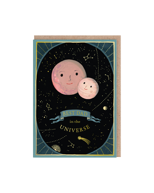 Best Dad In The Universe Card