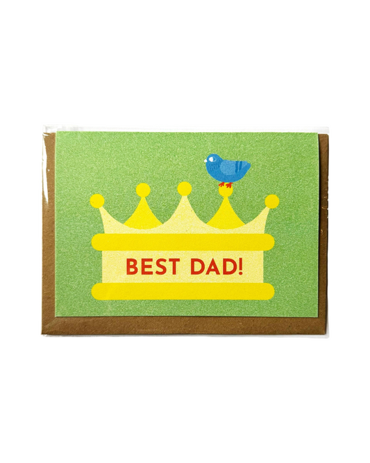 Best Dad Crown Father's Day  Card