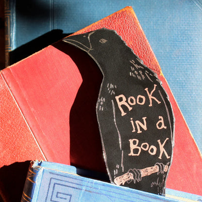 Rook in a Book Bookmark