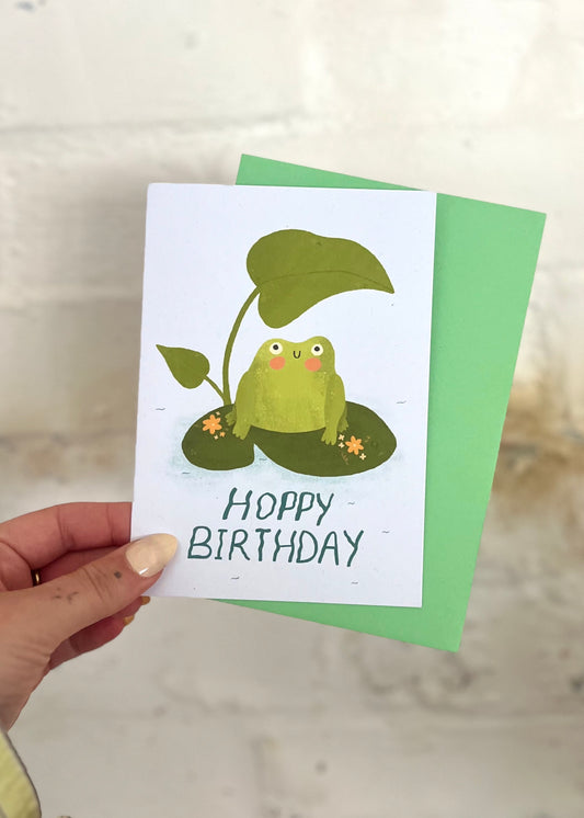 Hoppy Birthday Card