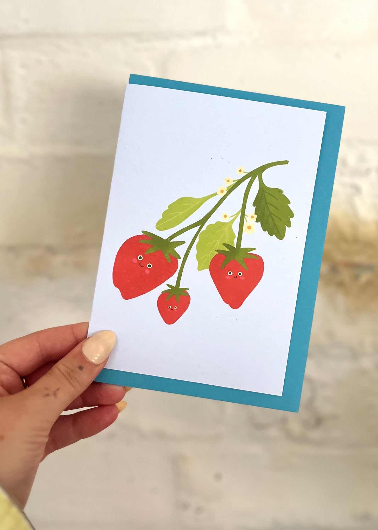 Strawberry Baby Art Card