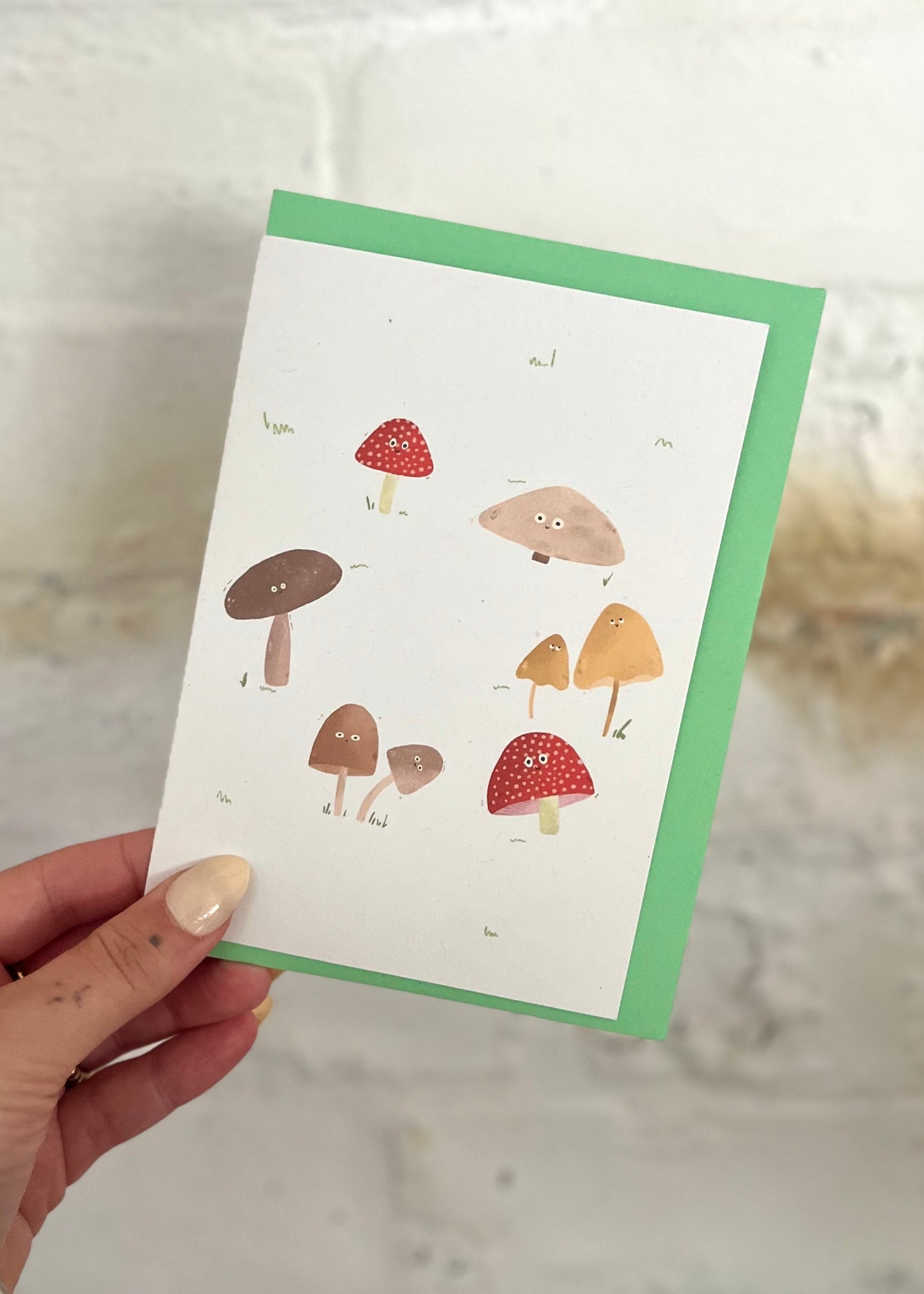 Mushroom Ring Card