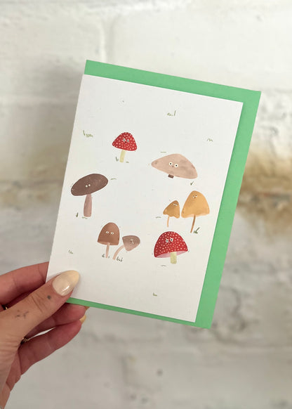 Mushroom Ring Card