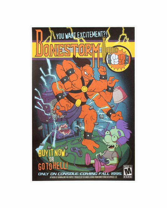 Bonestorm Riso Print