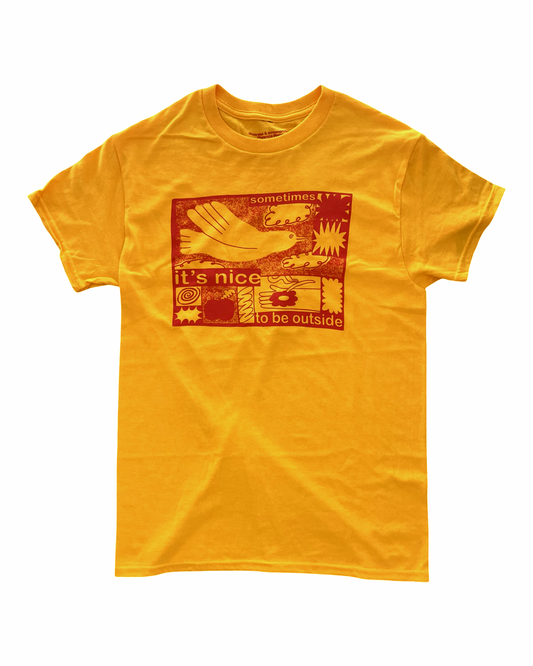 Nice Outside T-Shirt - Yellow