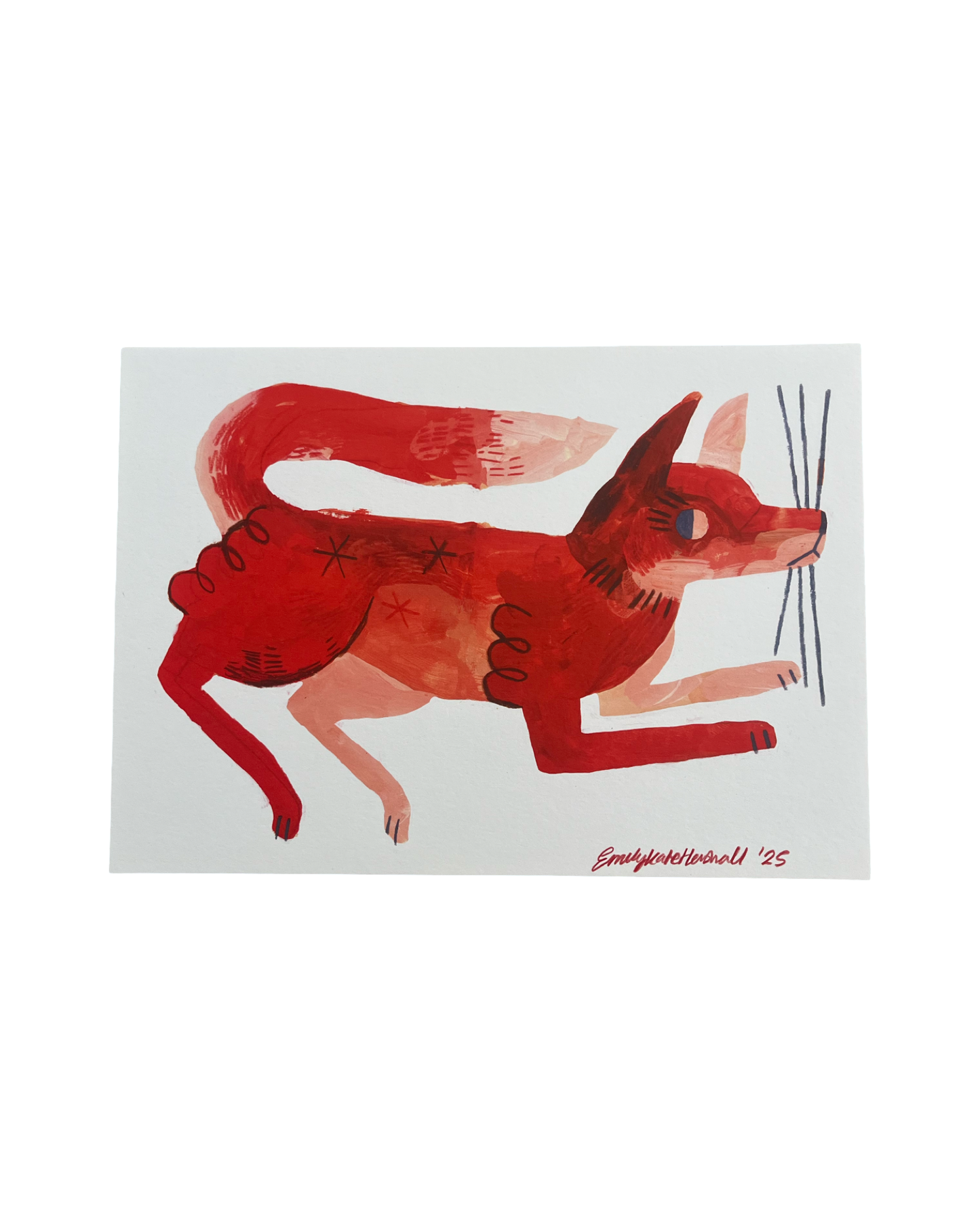 Red Fox A4 Print