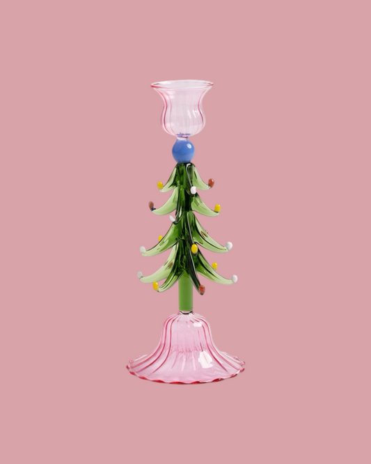 Merry Tree  Candle Holder