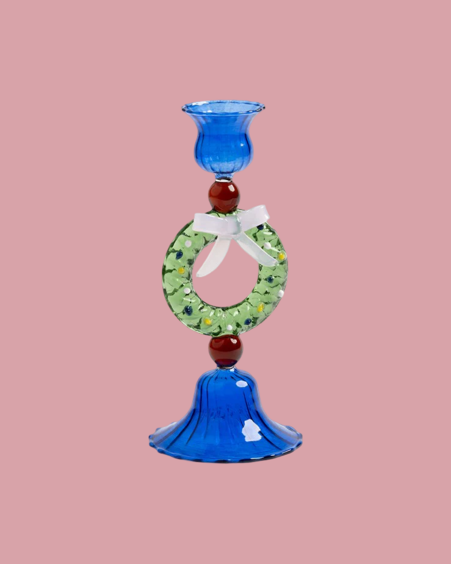 Merry Wreath Candle Holder