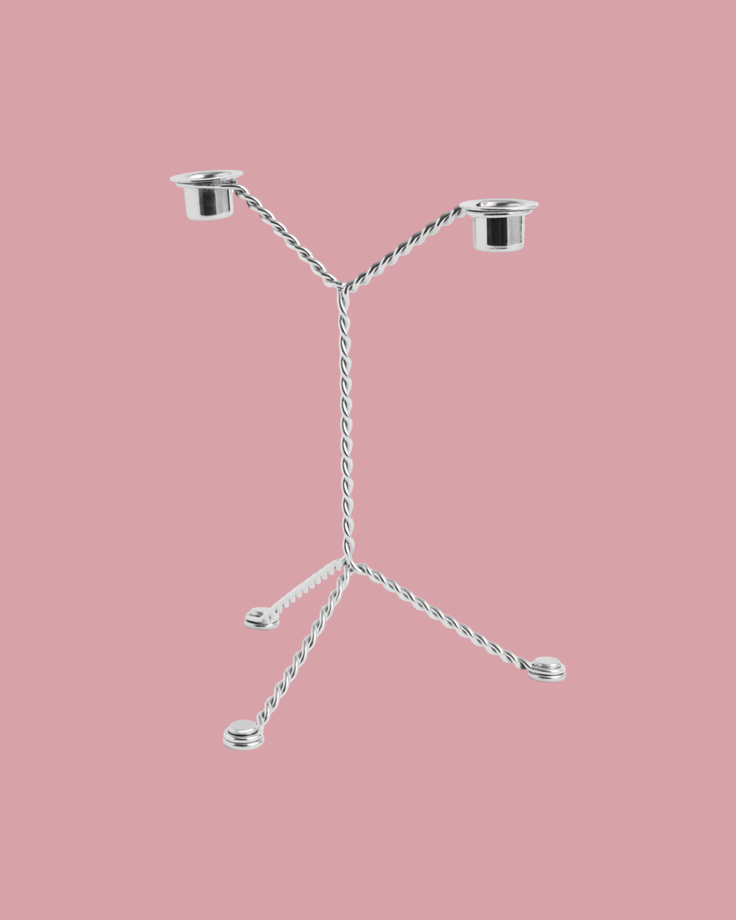 Wire Candle Holder - Mirror