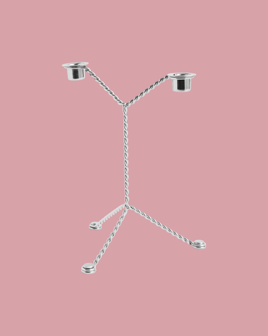 Wire Candle Holder - Mirror