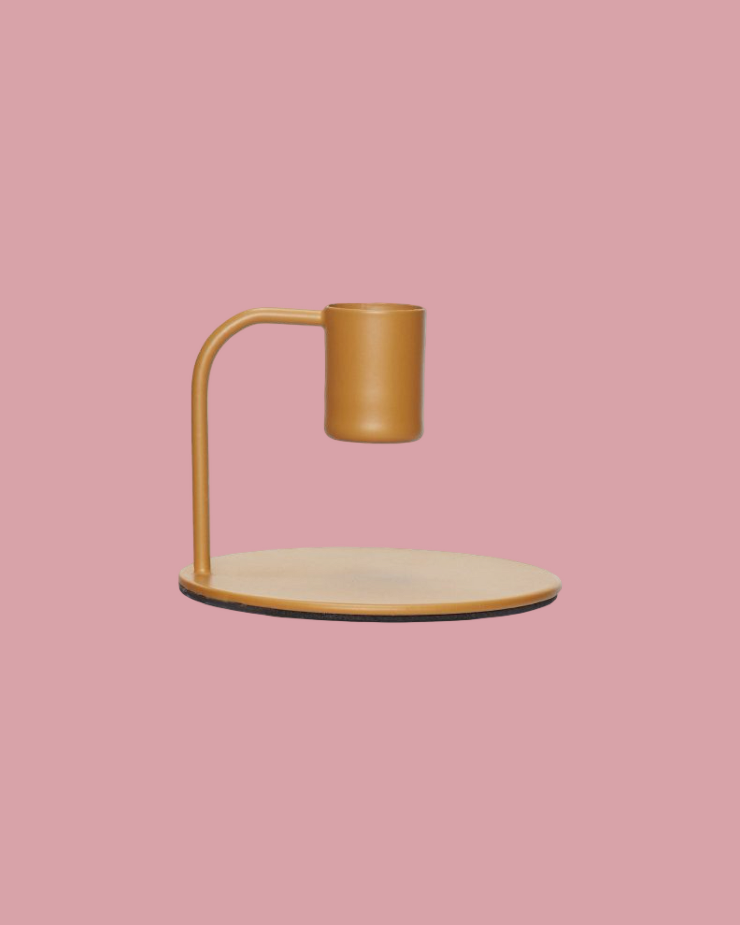 Curve Candlestick Holder - Ochre