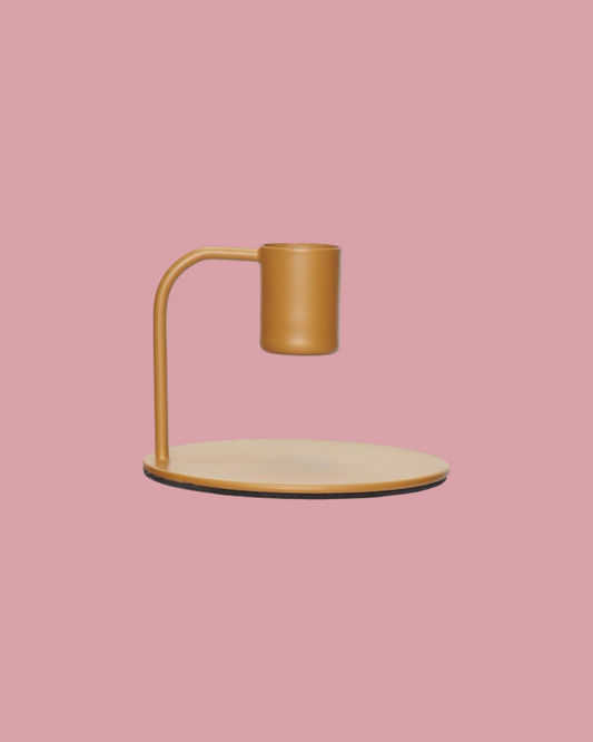 Curve Candlestick Holder - Ochre