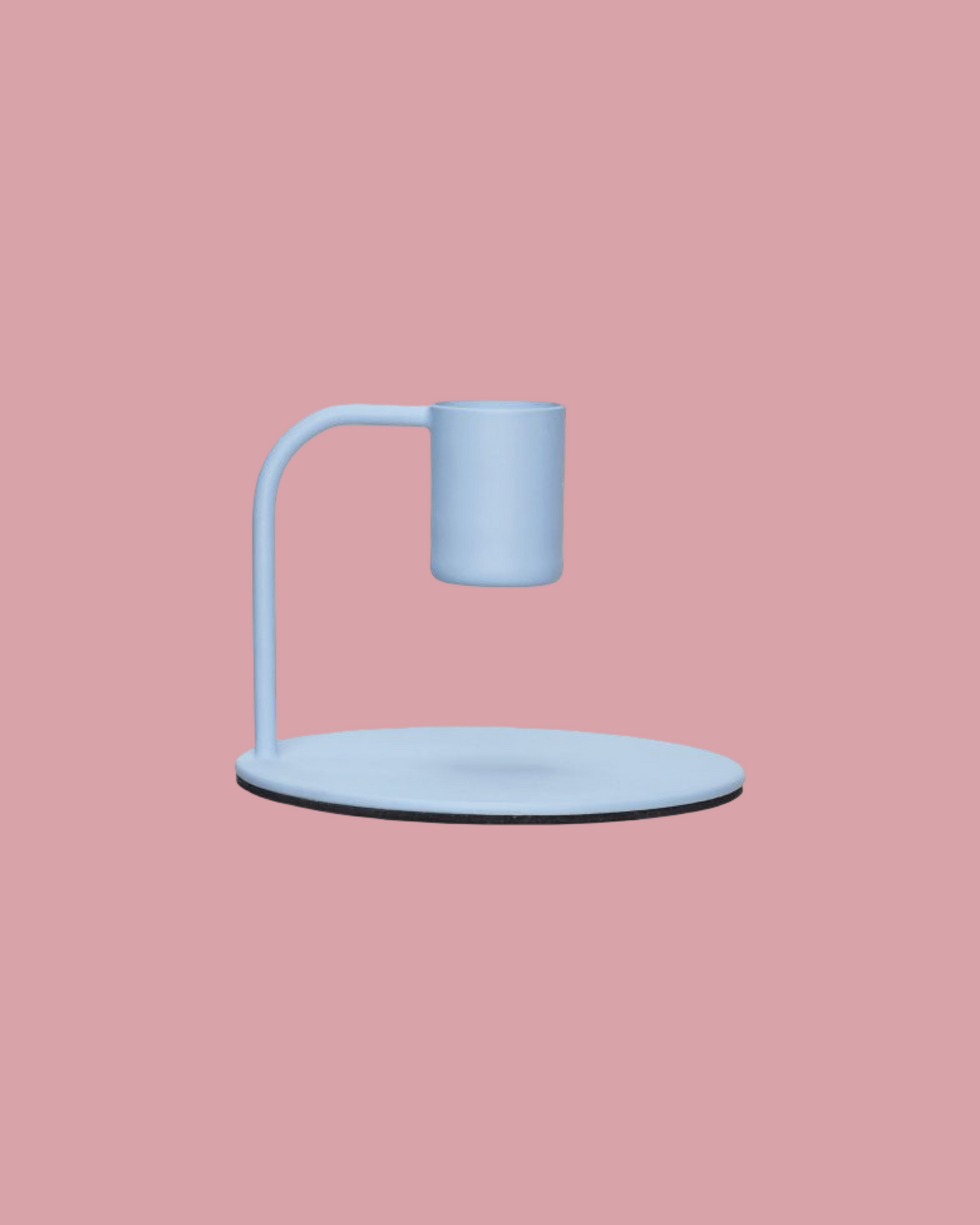 Curve Candlestick Holder - Blue