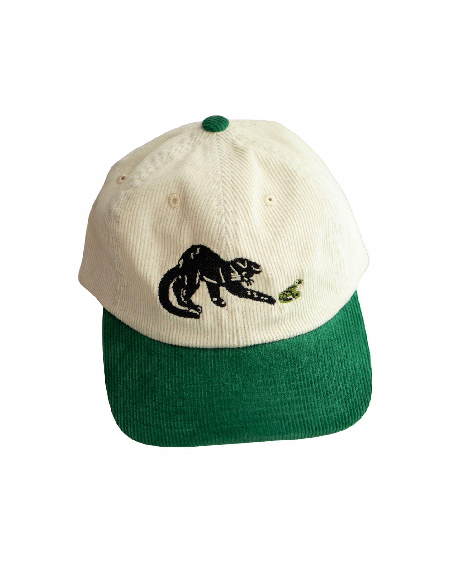Frenemies (Cat & Frog) Corduroy Dad Hat